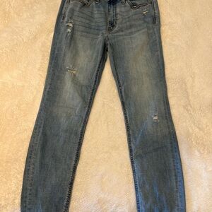 Studio Blue Skinny Jeans with Distressed Details